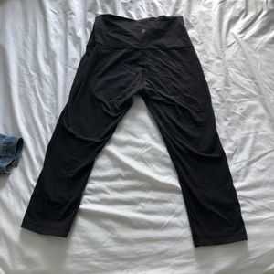 Lululemon wunder under black crops